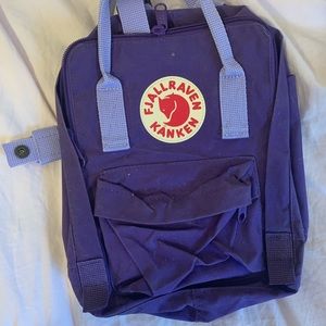 Purple Mini chalk raven kanken